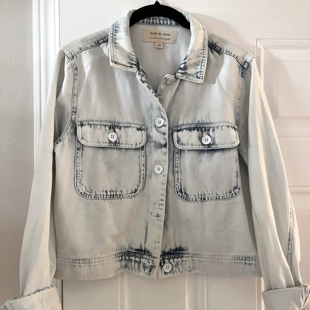 Cloth & Stone soft denim jacket
